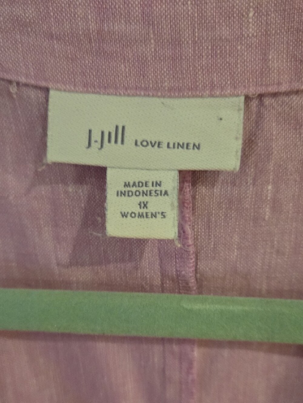 J. Jill Lavender Pink Linen Midi Dress - Picture 5 of 7